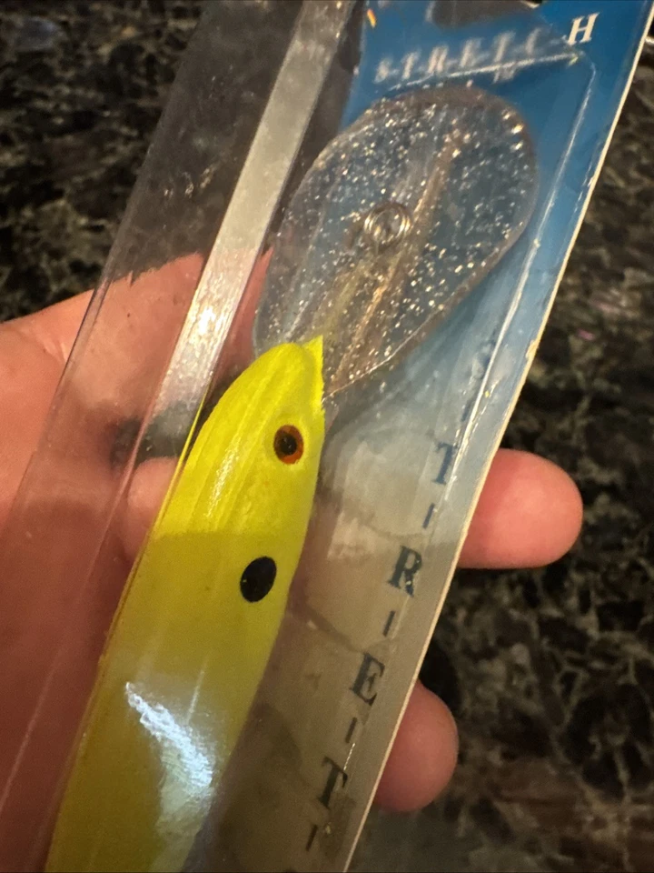 Señuelo de pesca Mann's Bait Co. 1/2 talla elástico 20+ 6" SDRB507 CHARTREUSE NUEVO EN CAJA A1 Foto 3 de 4