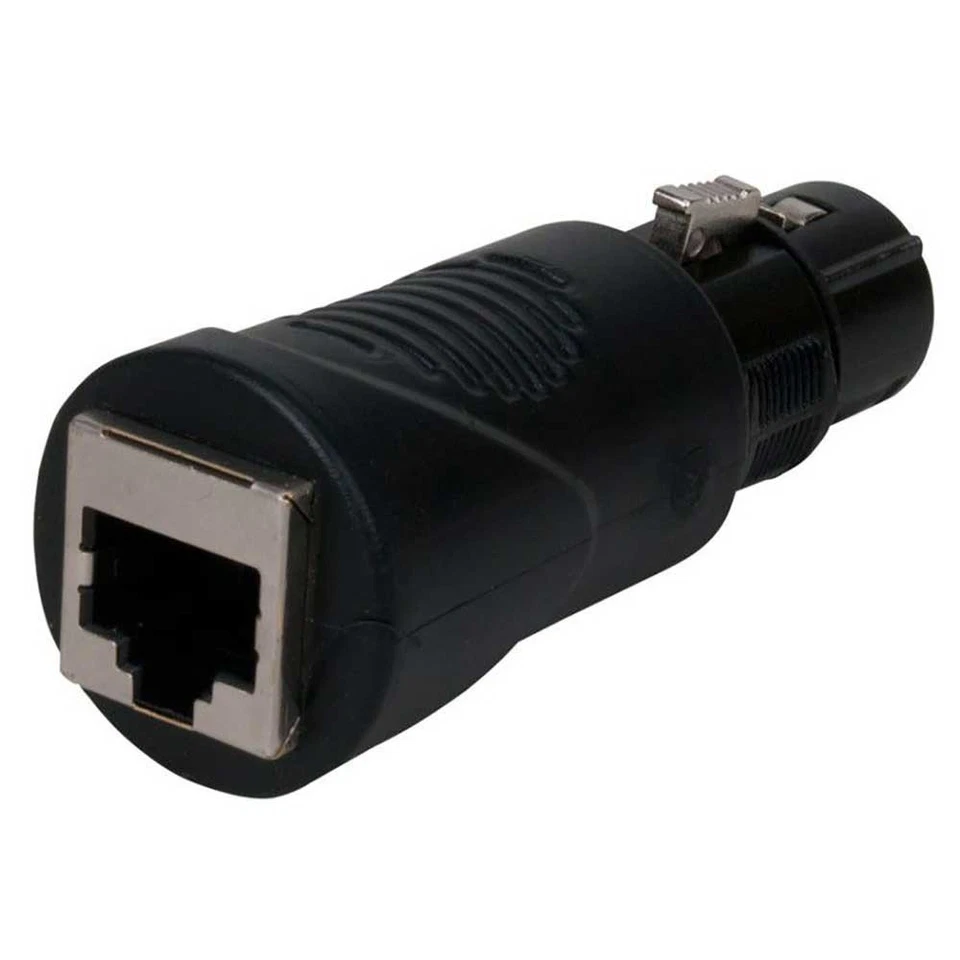 Accu-Cable RJ45 Ethernet to 5-Pin XLR/DMX Female Adapter, Out of Box - Image 4 of 4