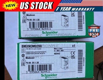 In Box  BMXNOM0200 PLC Module US Free TAX