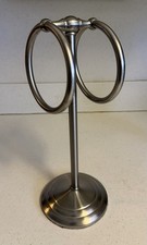Fingertip Double Ring Towel Holder Brushed Nickel