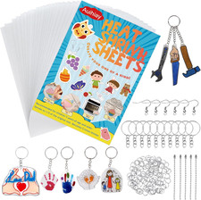 145 Pieces Shrink Plastic Sheet Kit Include 20 PCS Shrinky Paper
