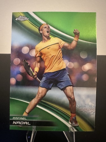 Rafael Nadal [Lime Green Refractor] #281 2025 Topps Chrome card