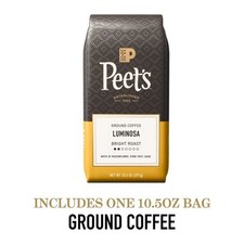 Peet's Coffee Luminosa Breakfast Blend Premium Light Roast Ground Coffee, Arabic