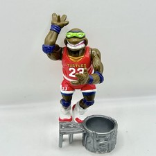 1991 TMNT Slam Dunkin Don Donatello Air Jordan #23 Figure Vintage w/ Hoop Loose