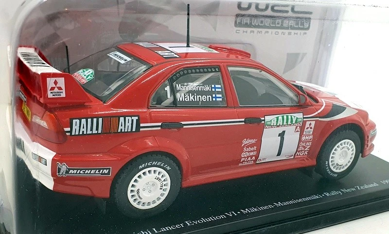 Hachette escala 1/24 G113U014 Mitsubishi Lancer EVO VI Nueva Zelanda 1999 Makinen Foto 2 de 4