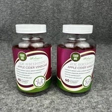 Wholesome Health 2X Skinny Apple Cider Vinegar Gummies 1000mg 60ct 2 Pack