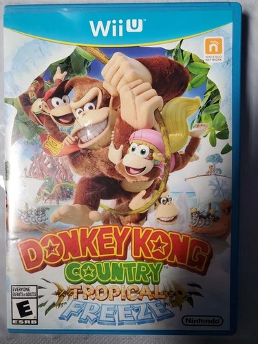 Donkey Kong Country Tropical Freeze Wii U / + MANUAL /light to no scratches
