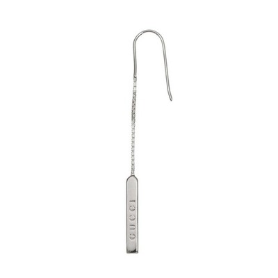 GUCCI Lariat Ohrring Piercing 18K Weißgold 750 One Piece only 90315739