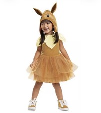 Pokemon EEVEE Halloween Costume Dress Size 2T Toddler NEW Disguise NWT
