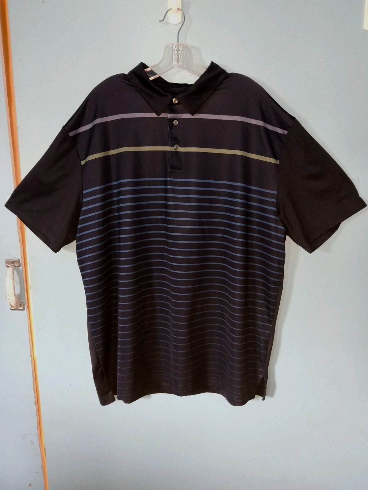 Ben Hogan Performance 3-Button Collared Blue & Gr… - image 4