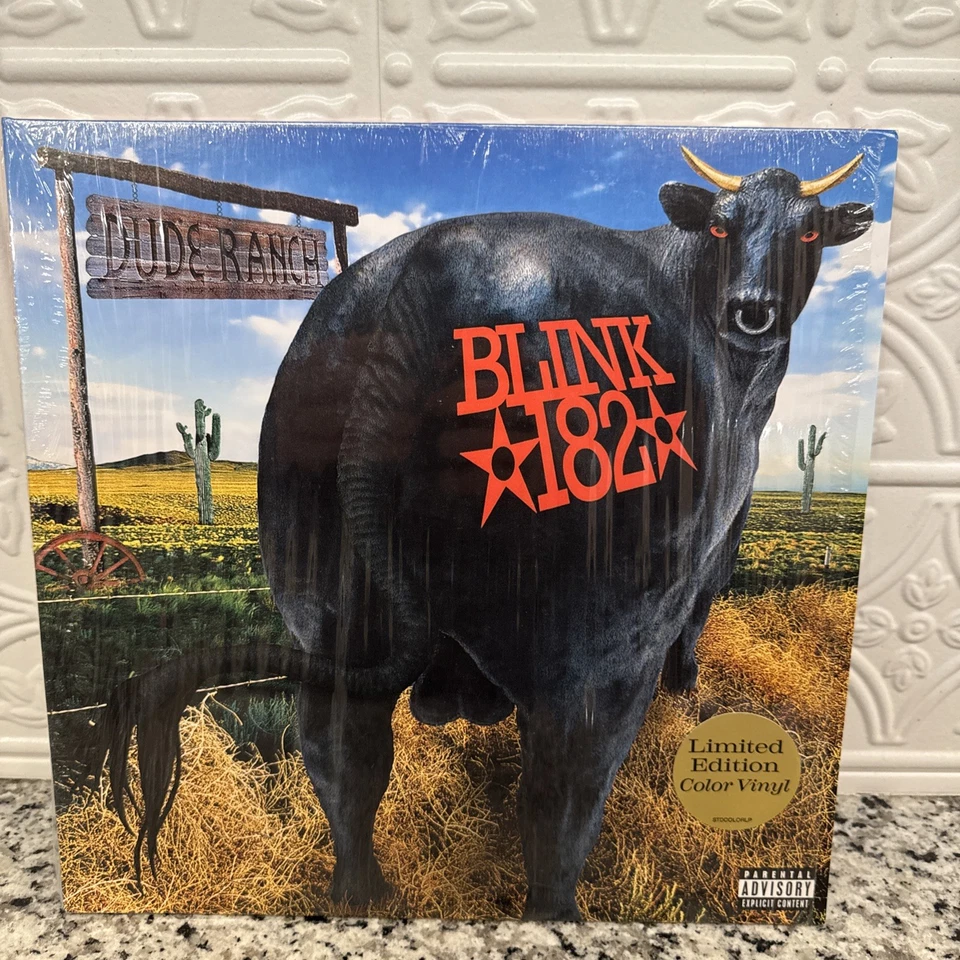 blink-182 Dude Ranch Explicit Lyrics BLUE Vinyl LP Record Album 2016 Remaster - Image 2 of 4