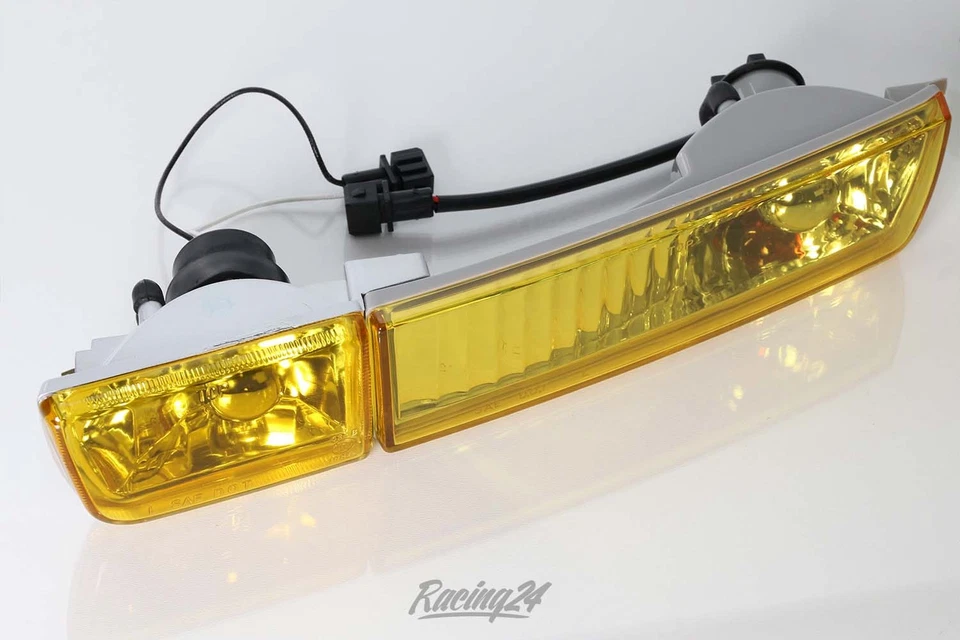 Fendinebbia indicatore di direzione giallo vetro trasparente adatto per VW Golf III 3 Variant set - Immagine 4 di 4