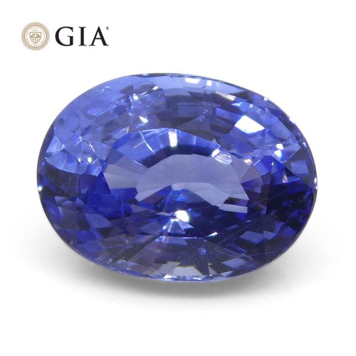 3.65ct Oval Blue Sapphire GIA Certified Sri Lanka - Picture 6 of 16