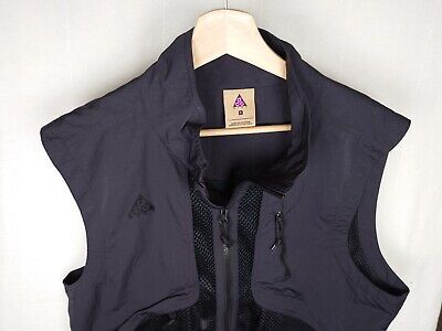 Nike ACG Full Zip Vest 'Triple Black' BQ3619-010 Men's Size Nike ACG Full Zip Vest 'Triple Black' BQ3619-010 Men's Size