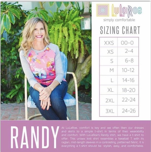 Nueva con etiquetas Camiseta de béisbol LuLaRoe L blanca cuerpo sólido negra mangas negras randy - Imagen 7 de 9