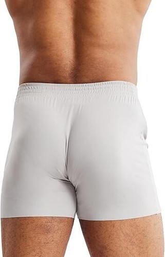 Men's Breathable Ice Silk Pajama Bottom Sleep Boxer Shorts, Gray Size 2XL - Picture 2 of 6