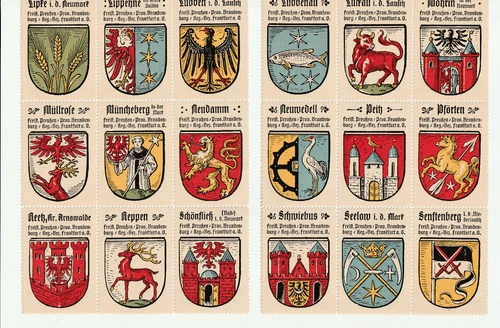 KAFFEE HAG -Komplettbogen 123 Heft 8 Frankfurt / Oder