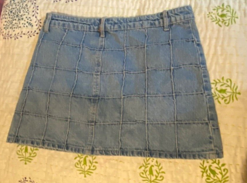 Forever 21 denim collection patchwork mini jean s… - image 1