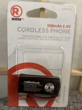 Radio Shack Cordless Phone Battery 300mAh 2.4V New Sealed 2302359 Ni-MH 'AAA"