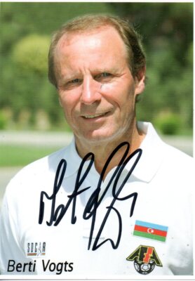 Autogramm - Berti Vogts (Aserbaidschan)