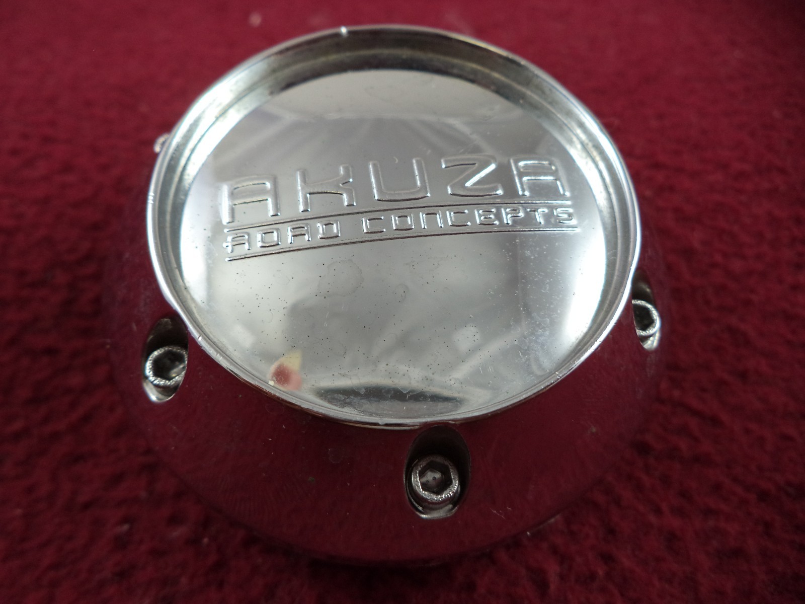 Akuza Wheels Chrome Custom Wheel Center Cap # PCW-3E / LG0609-29 (1 CAP)