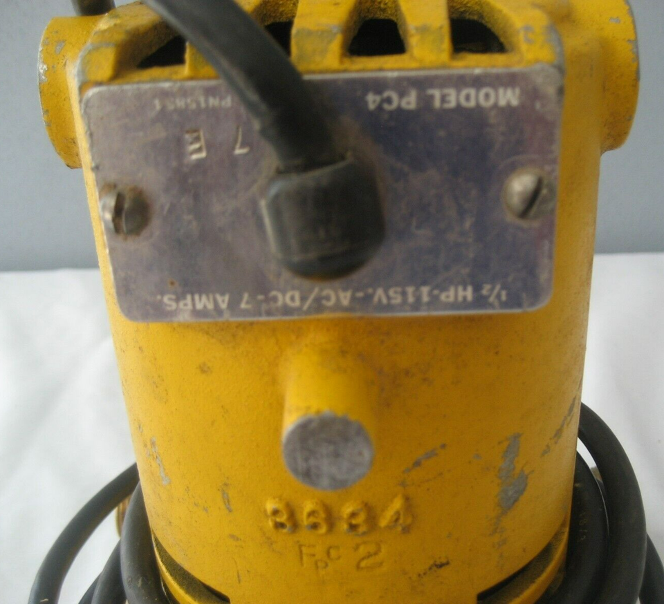 Wayne Porta Pump PC4 Portable Utility 1/2 hp 115 V 7 Amps eBay