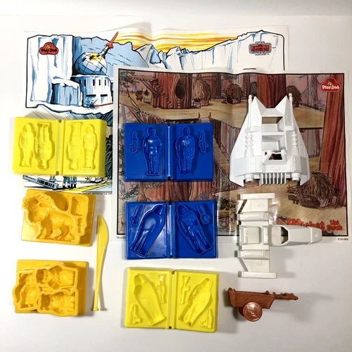 Vintage Star Wars Empire Strikes Back Wicket Play-doh Action Set Kenner Parts