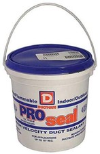 Low VOC Duct Sealant, 1 gal, Gray