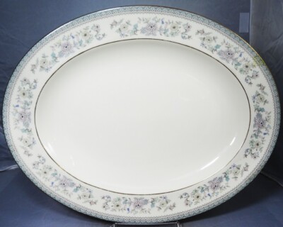 BORDEAUX by Minton Oval Small Platter 13.5'' NEW NEVER USED made in England