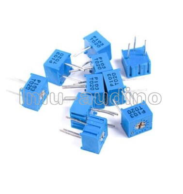 10pcs 3362 P 10K ohm 3362P-103 High Precision Variable Resistor Potentiometer