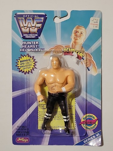 WWF Bend-Ems Hunter Hearst Helmsley Bendable Tripl...