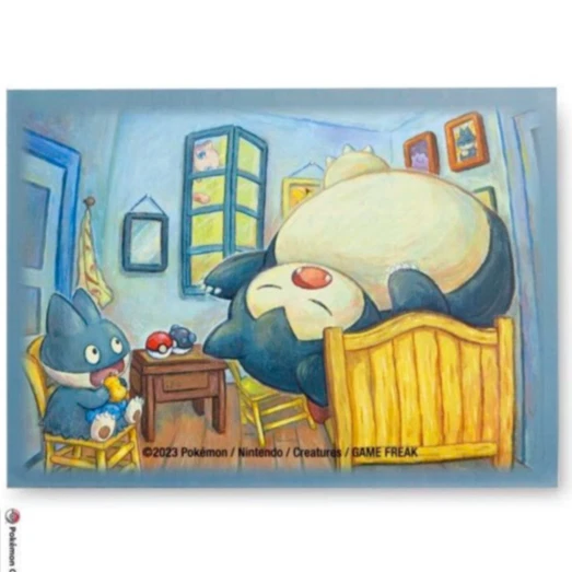 1 sleeve Munchlax Snorlax Ronflex | Pokémon Van Gogh Museum (2023)