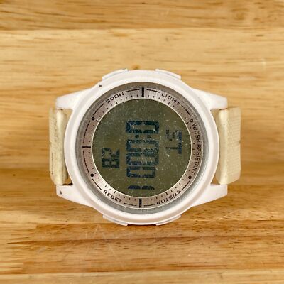Beeasy AW02 Unisex White Straps Water-Resistant Digital Dial Quartz Wristwatch
