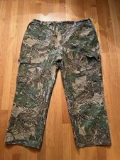 Vintage Liberty Cargo Pants RealTree Camo Grunge Hunting Made in USA Sz 2X