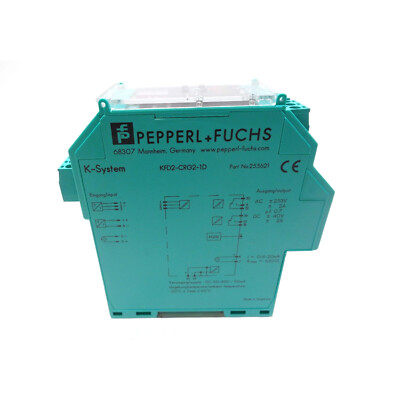 New In Box PEPPERL + FUCHS KFD2-CRG2-1.D 255621 Safety Barrier