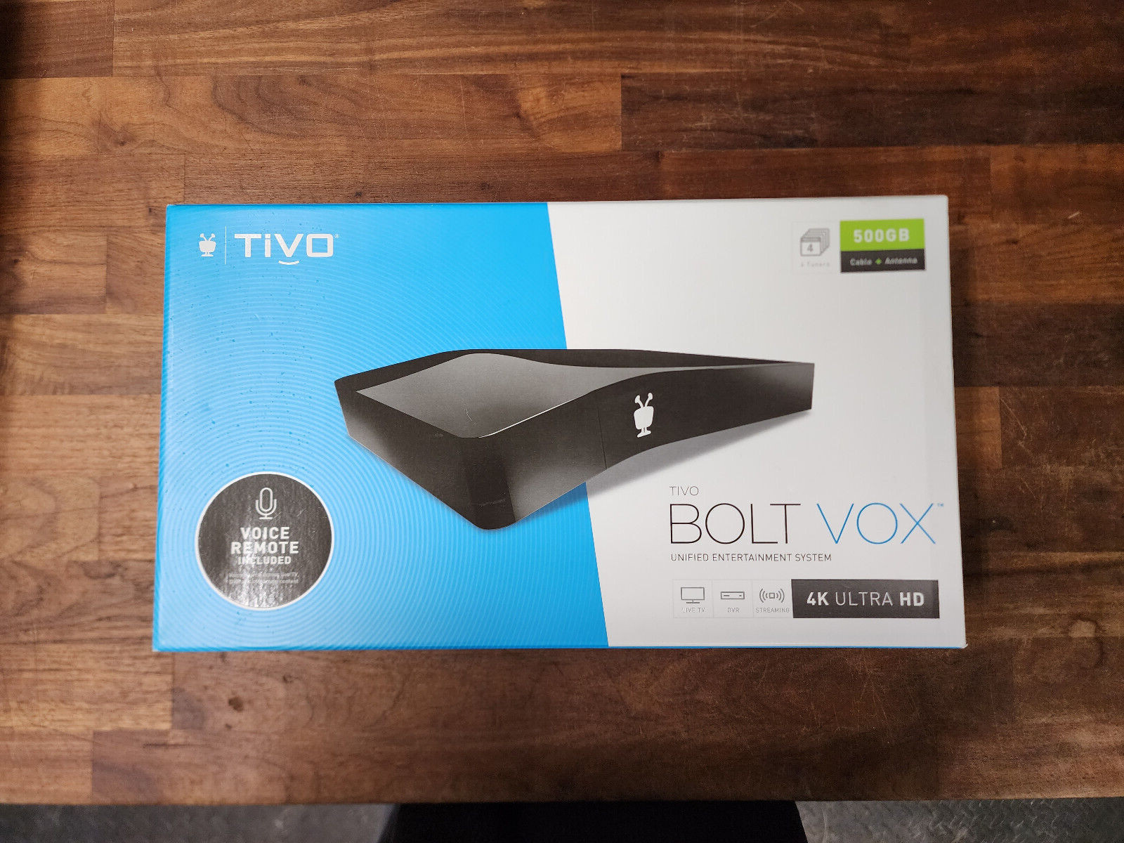 TiVo BOLT VOX 1TB HDD 4K DVR with Voice Control Black 851342000537 eBay