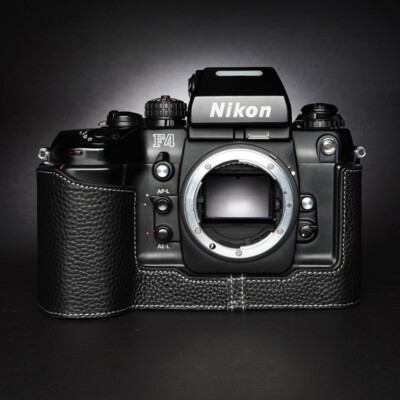 Handmade Genuine Leather Camera Cover Half Case Bag For Nikon F4 F6