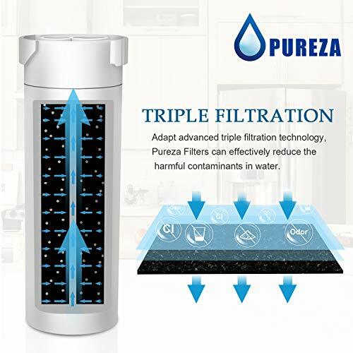 XWF Water Filter Replacement GE XWF Genuine Refrigerator Compatible 2 Pack - Picture 6 of 7