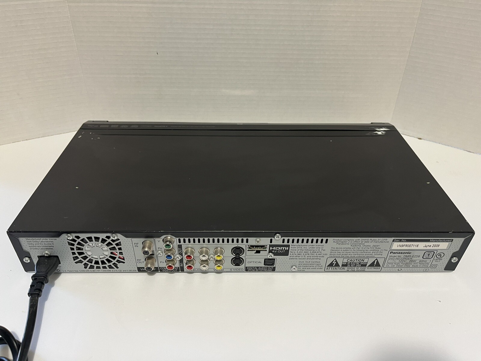 Panasonic DMREZ28 DVD Recorder Upscaling Digital Tuner (Powers On) eBay