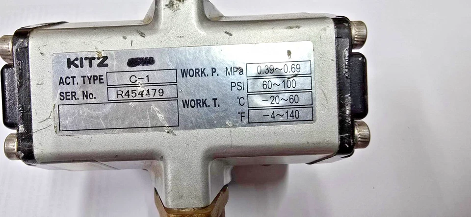 Actuador neumático C-1 R454479 KITZ con válvula de bola compacta NUEVO OPEN ACT-C 1 Foto 2 de 4