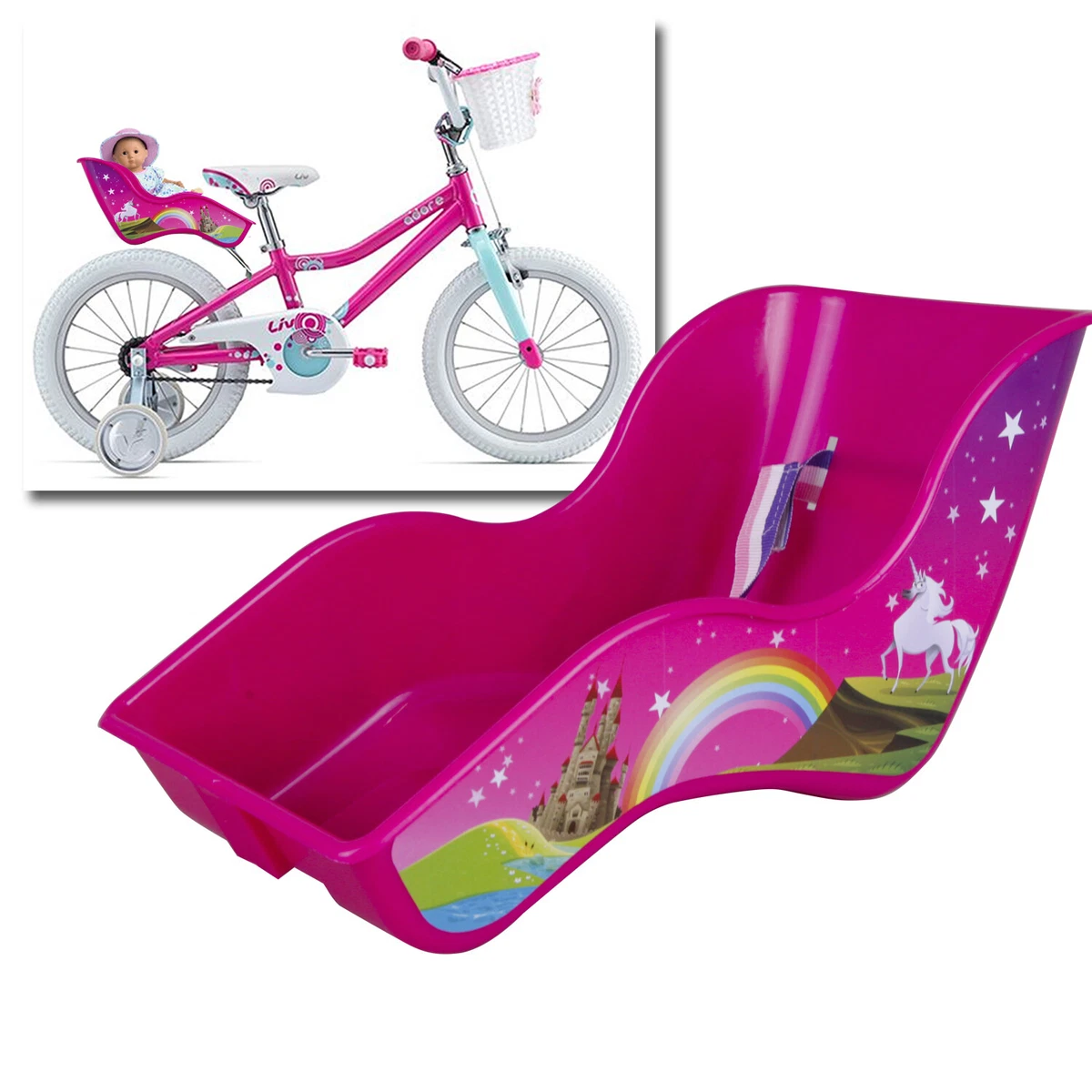 Dolls seat for children's bike sale
