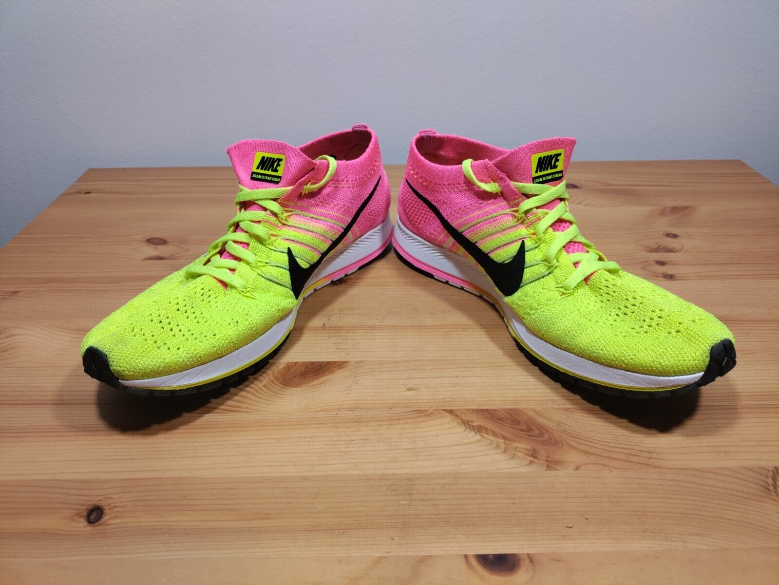 Size 9 - Nike Air Zoom Flyknit Streak 6 Unlimited Rio Olympics 2016 Volt Pink eBay