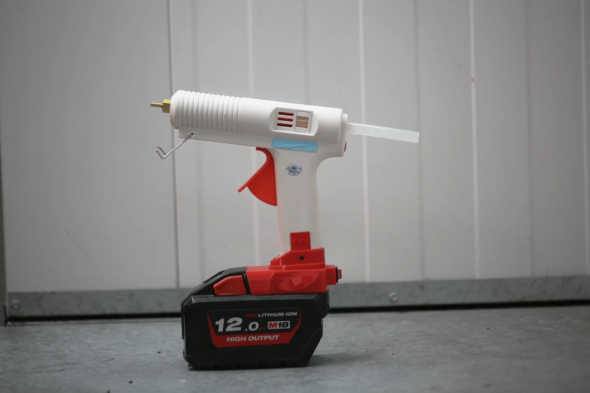  Cordless Hot Glue Gun for Milwaukee 18V M18 Battery