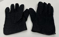 Vtg. Men's Leather Driving Gloves Size Large Thin Fleece Lined Philippines