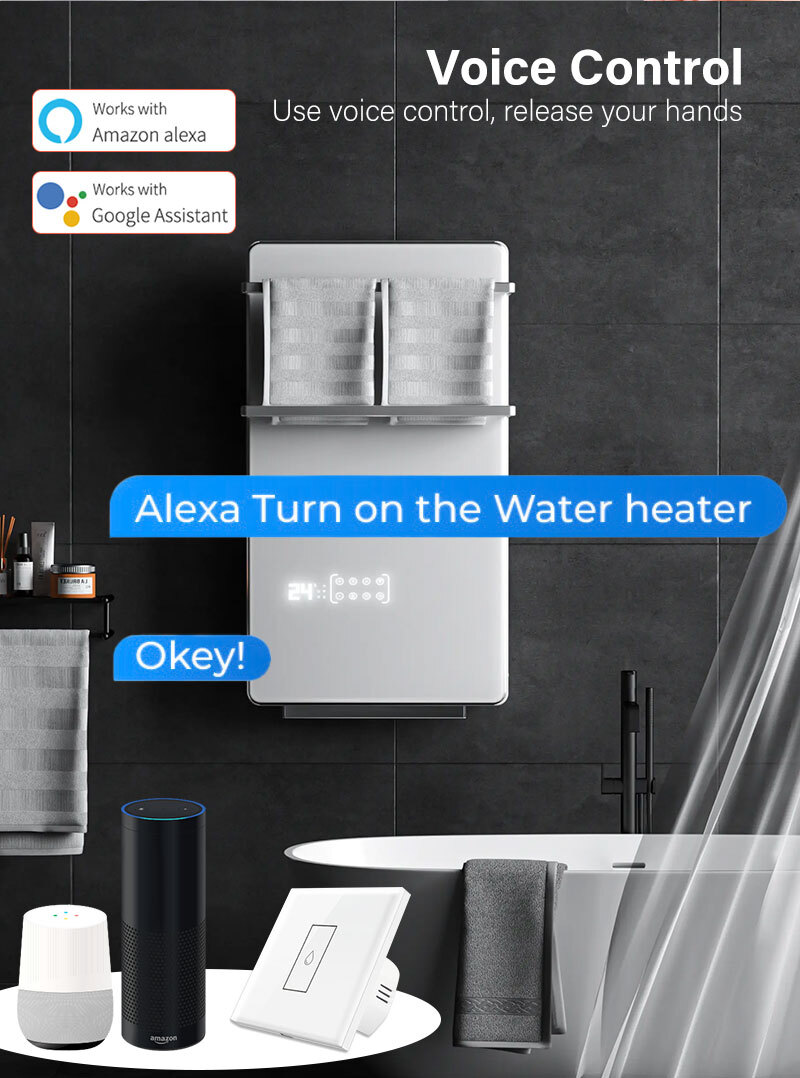 NEW WiFi Switch Boiler Water Heater Alexa Smart Life App Voice Control 20A  USA | eBay