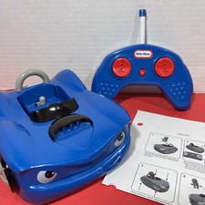 Little Tikes RC Wheelz Blue Remote Control Bumper Car W/ Remote Inst. Works GR8