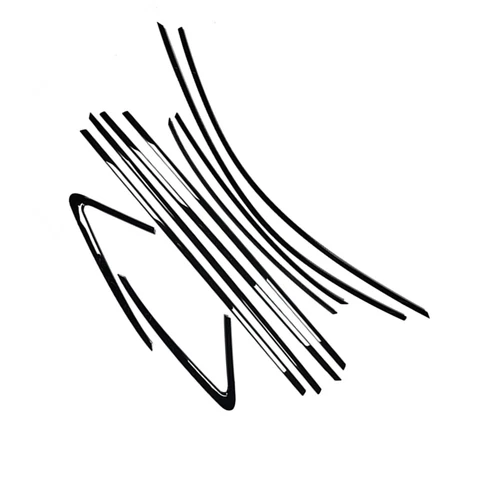 Window Strip Trims Weatherstrip Seal Belt For Audi A4 2020-2024 Stainless Steel - Picture 4 of 4