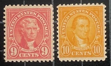 US Stamps- SC# 561 & 562 - MOGH -  SCV = $24.50