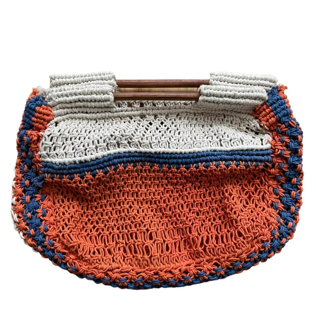 Crochet bucket shop bag zara