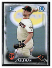 2016 Bowman Draft Chrome #BDC-71 Justin Alleman 1st Bowman
